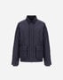 Herno NYLON CHAMONIX AND WAXED TECH COTTON JACKET Navy Blue GI000530U12004Z9200