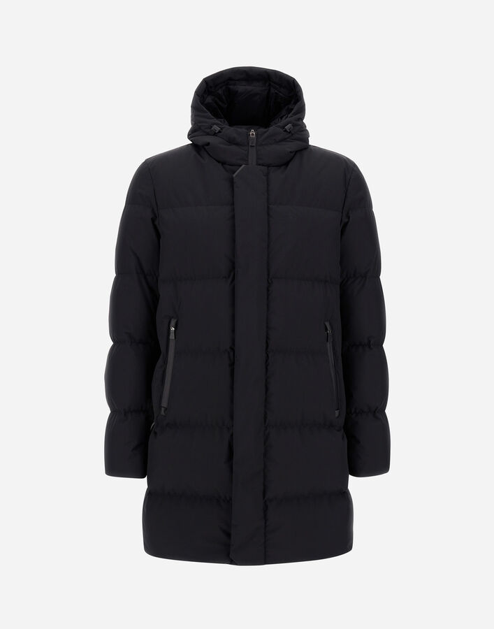 Herno LONG PARKA IN 2-LAYER WINDSTOPPER Black PI001240U128409300