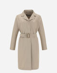 Herno NEW TECHNO SHANTUNG OVERCOAT Sand CA0336D120132040