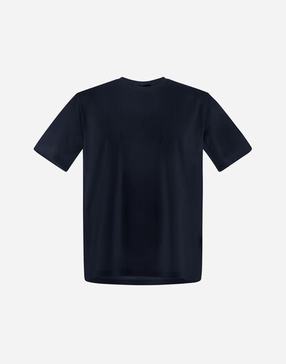 メンズ スーパーファイン コットン ストレッチ Tシャツ ネイビーブルー 