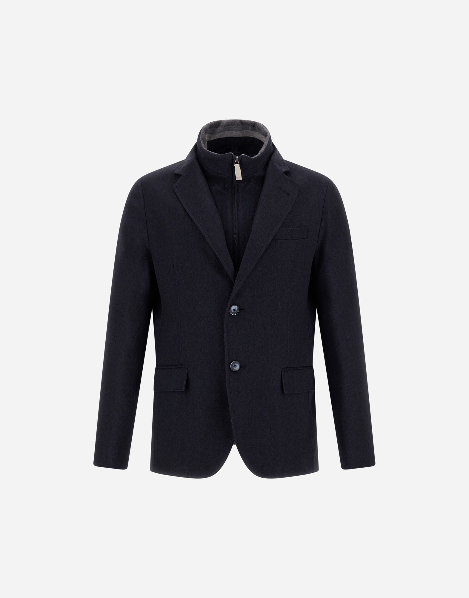【イタリア製】HERNO ジャケット　黒 HERNO (ヘルノ) GA0069U Stretch Nylon Jacket (ストレッチ