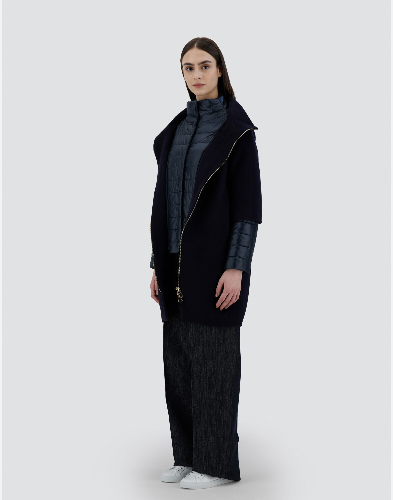 Herno navy jacket on sale