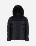 Herno NYLON ULTRALIGHT AND EASY WOOL BOMBER JACKET Black PI001094U120209300