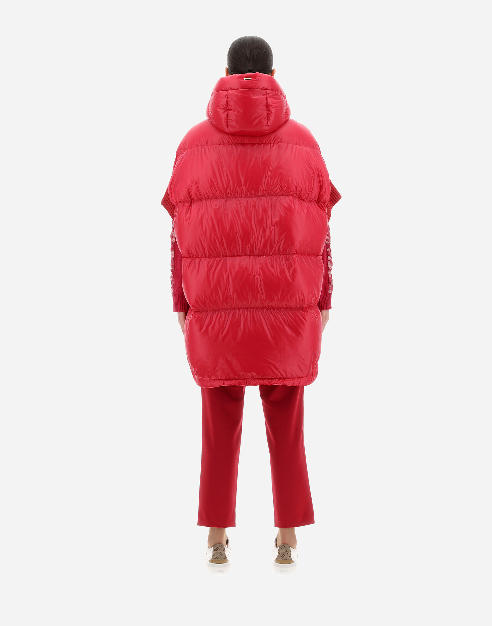 SLEEVELESS JACKET IN NYLON ULTRALIGHT in Fuchsia for Women Herno