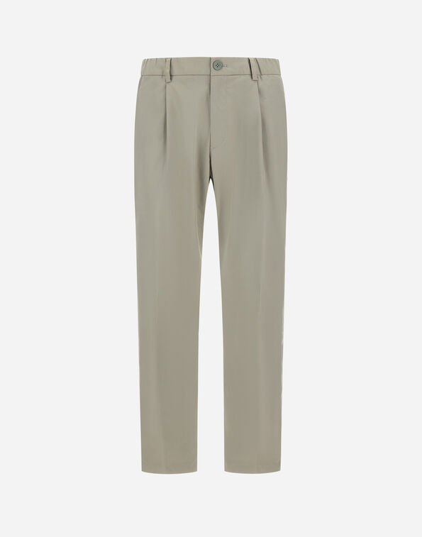 Herno COTTON FEEL TROUSERS WITH DRAWSTRING Sage PT000091U125317290