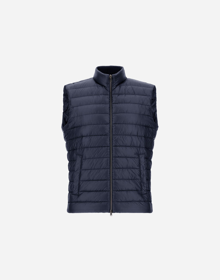 Herno RESORT VEST IN NYLON ULTRALIGHT Navy Blue PI00103UR12020Z9200