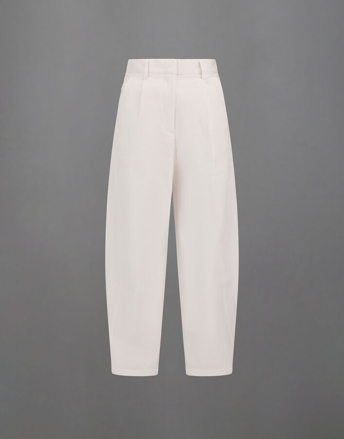 Herno LAMINAR TROUSERS IN TECH-COTTON TWILL White PT00063DL132851006