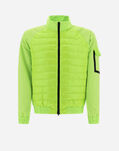 Herno BOMBER JACKET IN GLOSS & PLASTER Neon Yellow PI000998U122203070