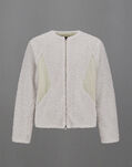 Herno LAMINAR BOMBER JACKET IN COMFORT SHERPA Ice GI00145UL128231251