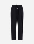 Herno LIGHT NYLON STRETCH TROUSERS Black PT000031D12431SZ9300