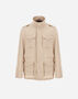Herno WELSH LINEN FIELD JACKET Camel FI000121U171372157