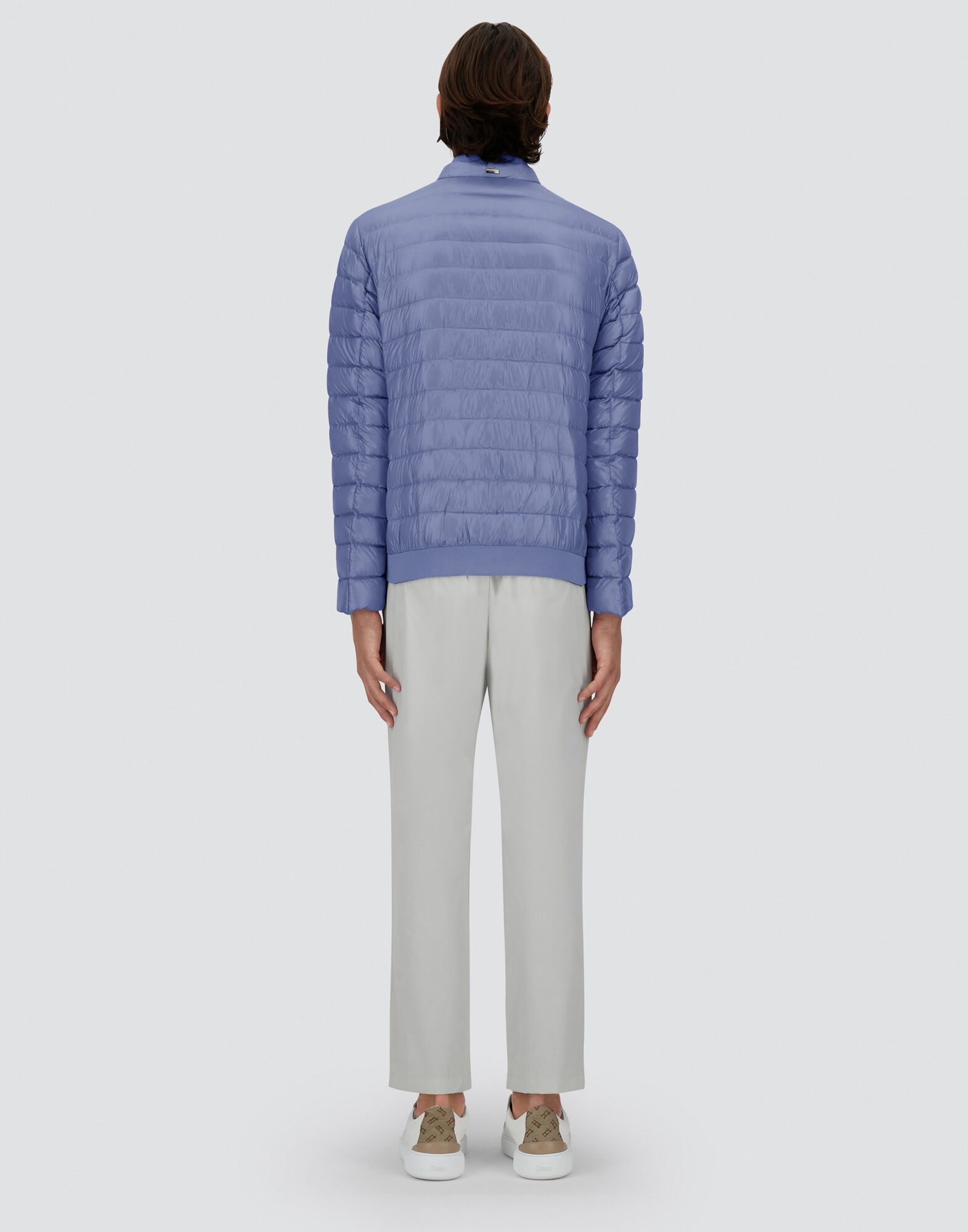 BOMBER JACKET IN NYLON ULTRALIGHT in Light Blue for Men | Herno®