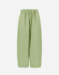Herno BRIGHT LINEN TROUSERS Light Green PT000131D132407109