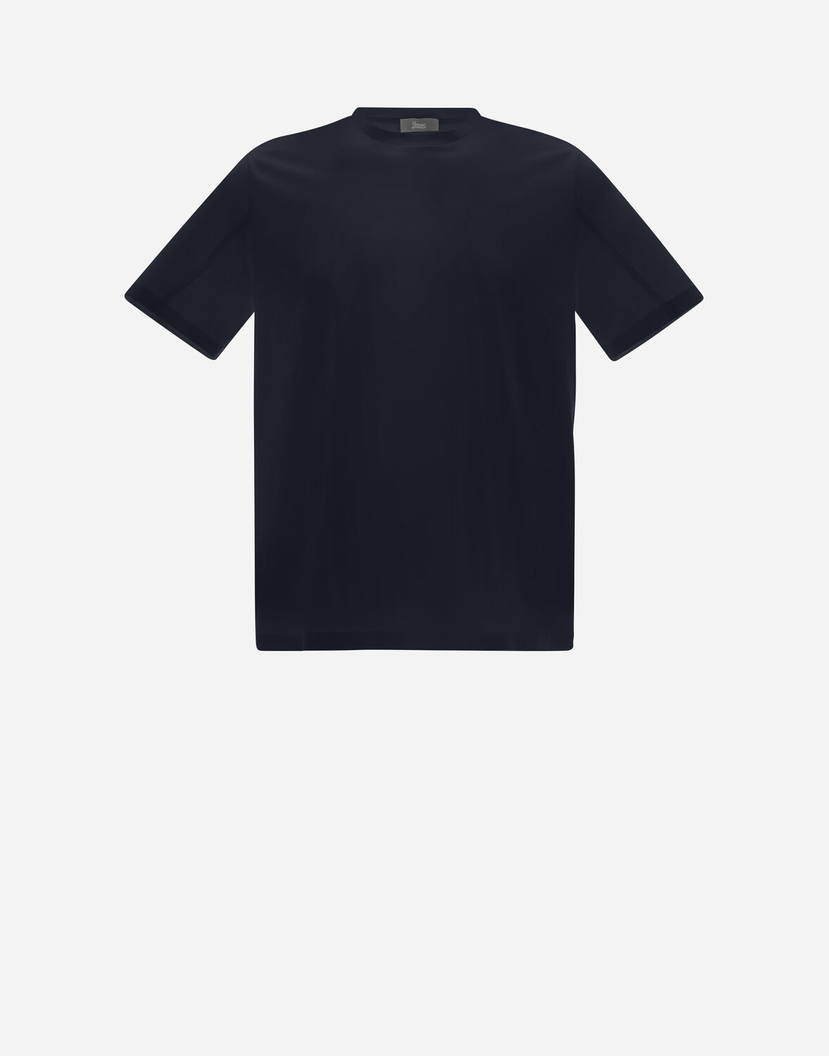 Herno T-shirt In Superfine Cotton Stretch - Male Men Knitwear Black 44