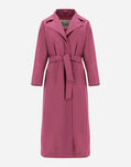 Herno OVERSIZE TECHNO TAFFETA & MONOGRAM COAT Fuchsia CA0422D121254992