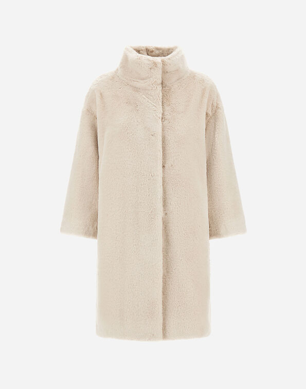 Herno COAT IN SOFT ALTERNATIVE FUR Chantilly GC000491D124221985