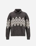 Herno SWEATER IN MELANGE WOOLÂ BLEND Iron MG000188U702959487