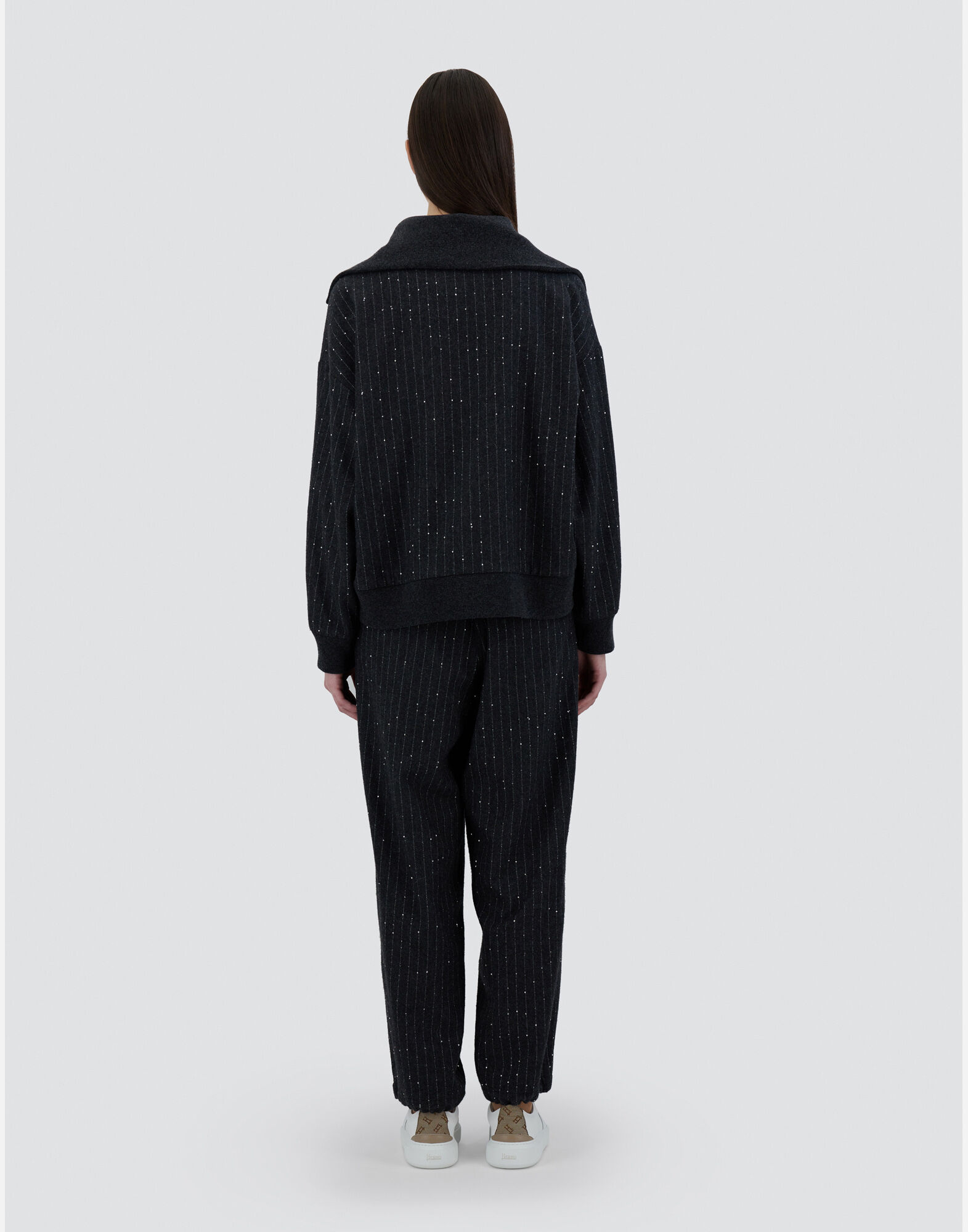 レディース トゥインクル ピンストライプ ジャケット グレー | Herno® (ヘルノ)