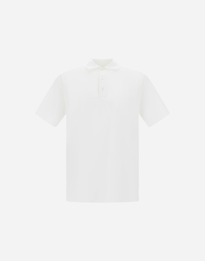 Herno POLO SHIRT IN SUPERFINE COTTON STRETCH White JPL00142U520031000