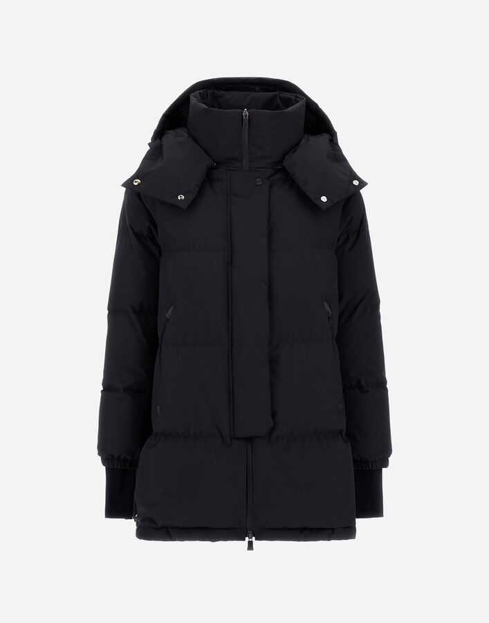 Herno RELAXED JACKET IN 2-LAYER WINDSTOPPER Black PI002047D128409300