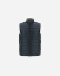 Herno NYLON ULTRALIGHT REVERSIBLE WAISTCOAT Blue Navy PI0537U120209200