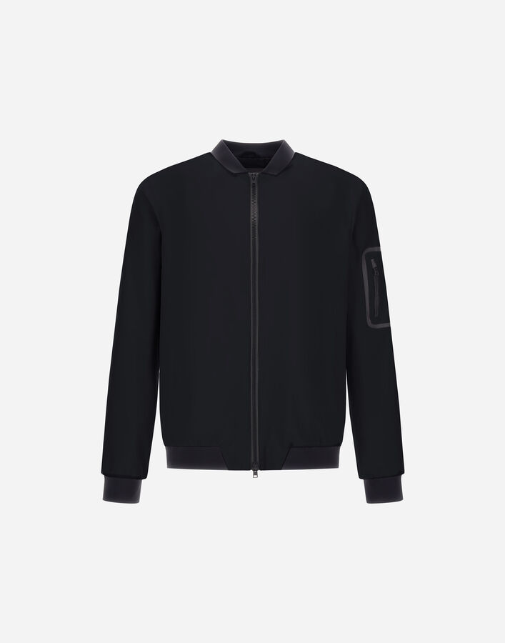 Herno BOMBER JACKET IN GORE-TEX INFINIUM WINDSTOPPER Black GI000457U111069300