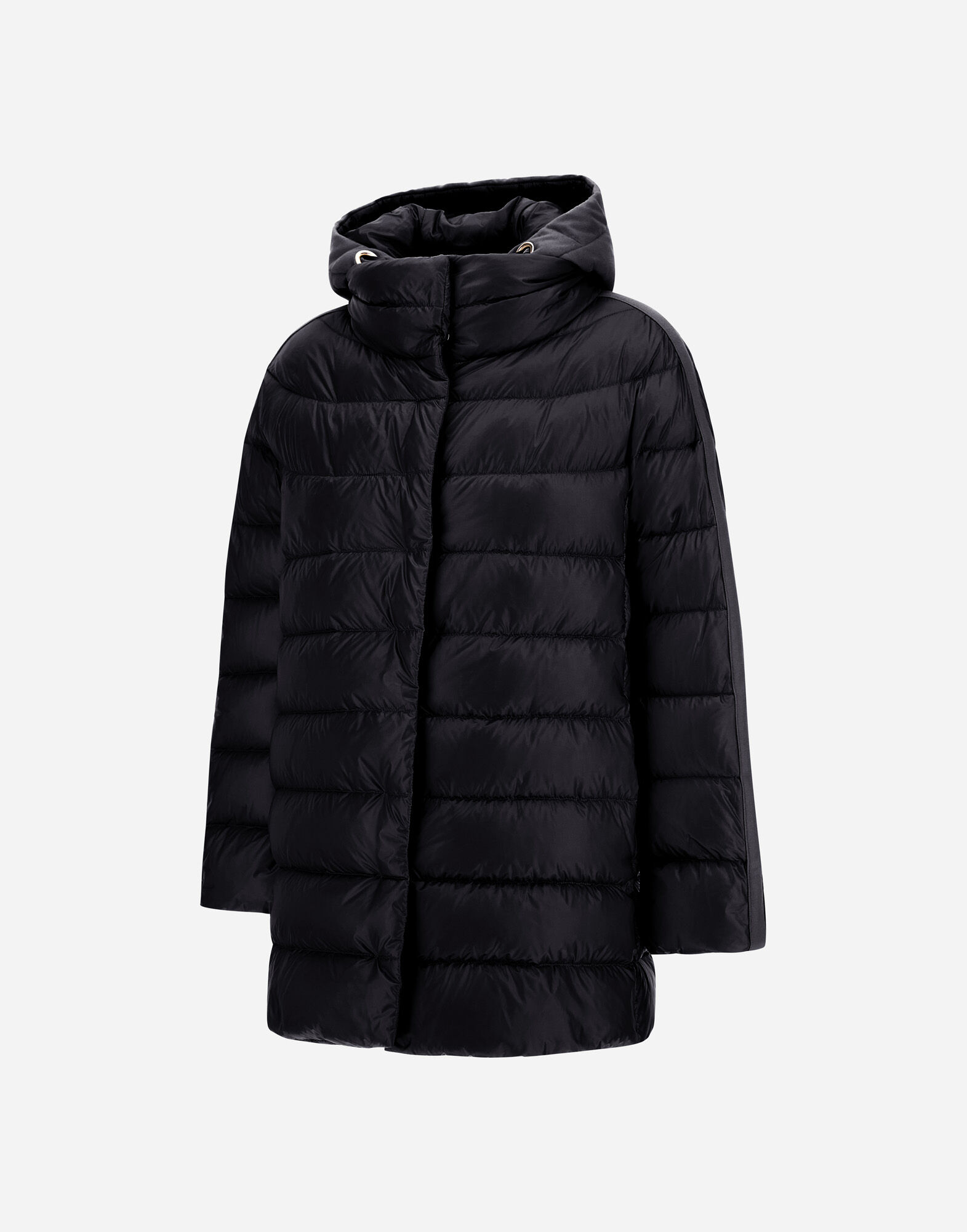 A-SHAPE JACKET IN NYLON ULTRALIGHT, CASHMERE AND SILK in