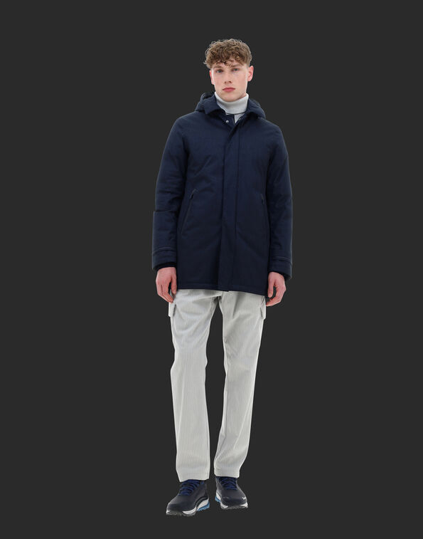 LAMINAR CARCOAT IN CROPP RIVER in Blue for Men | Herno®