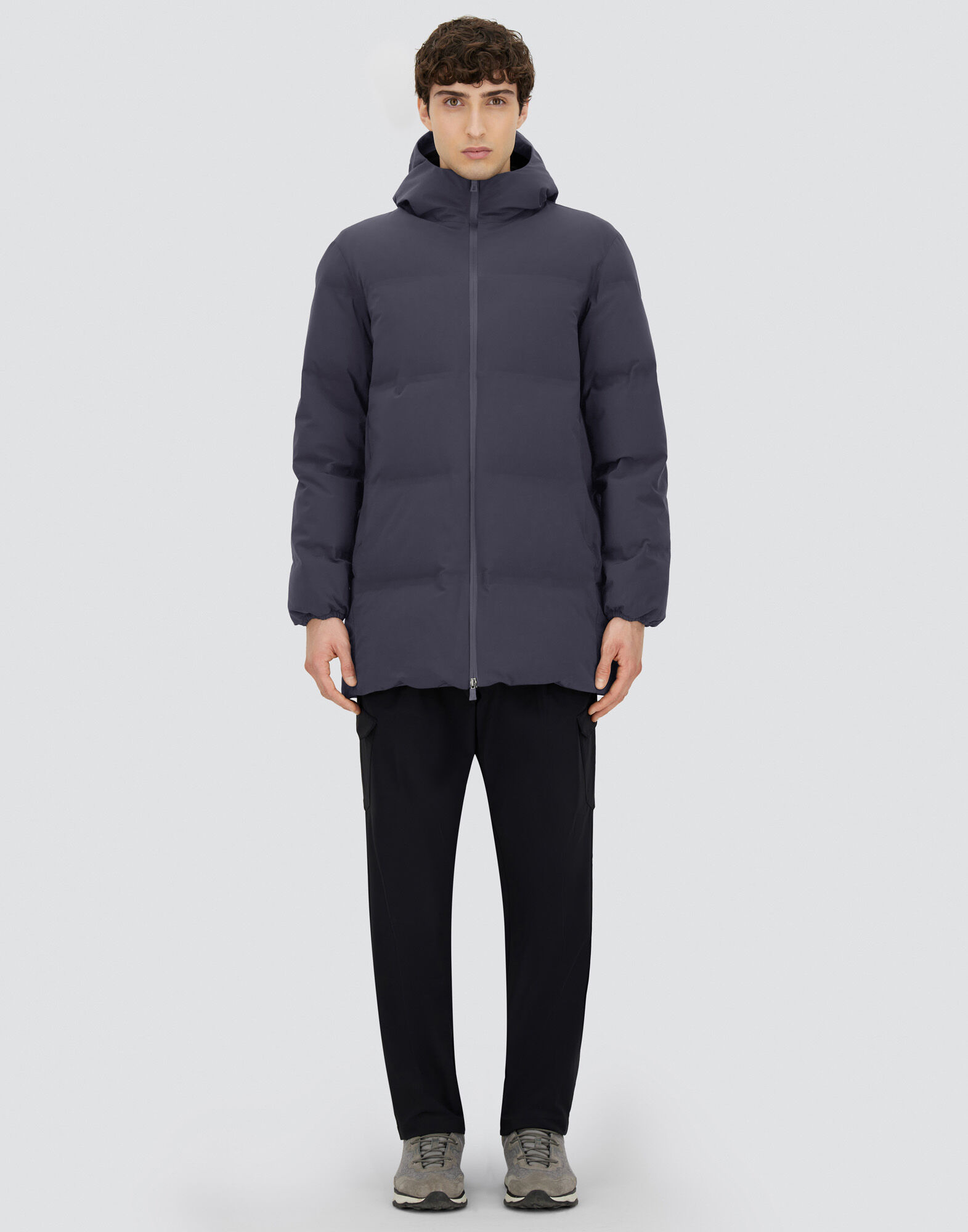 メンズ LONG JACKET IN NEW IMPACT ブルー | Herno® (ヘルノ)