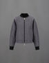 Herno LAMINAR TECHNICAL WOOL AND EXTRA LIGHT STRETCH PADDED BOMBER JACKET Grey GI00135DL12845S9430