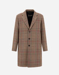 Herno COAT IN GLEN CHECK R-WOOL Camel CA000213U33458R2157
