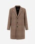 Herno COAT IN GLEN CHECK R-WOOL Camel CA000213U33458R2157
