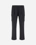 Herno CARGO TROUSERS IN WOOL FLANNEL Iron PT000157U127729487