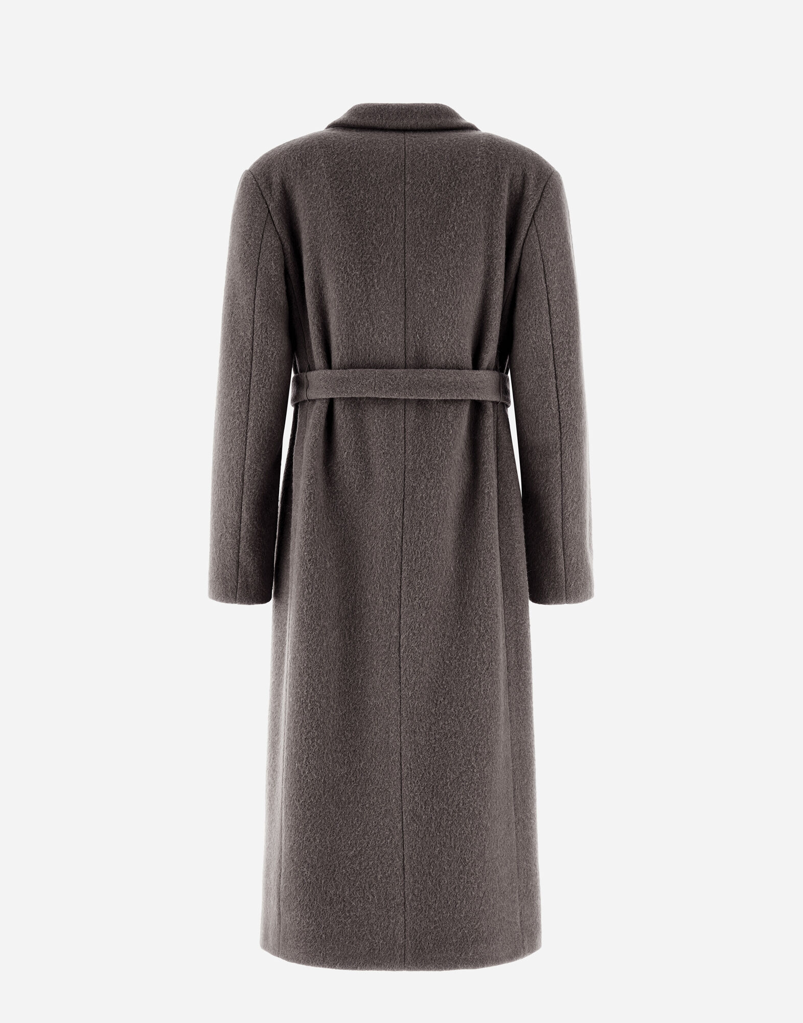 COAT IN WARM TOP CLOTH in Iron for Women Herno