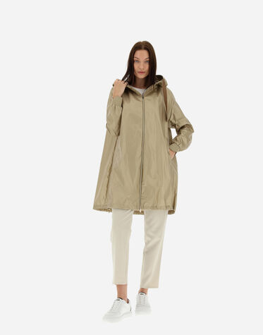 PARKA IN LEISURE COTTON in Sand for Women | Herno®