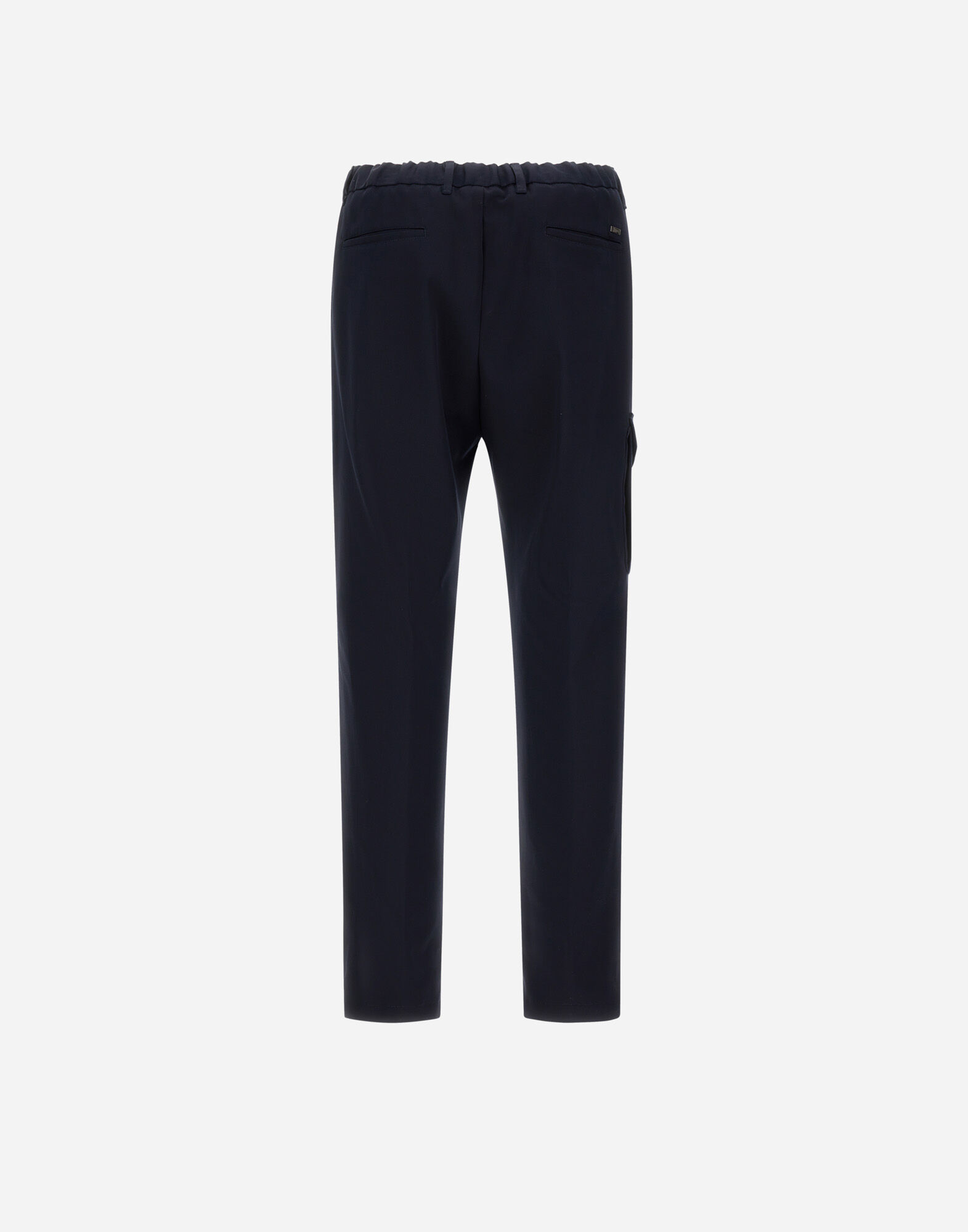 メンズ リゾート ピュアコットン カーゴパンツ ネイビーブルー | Herno