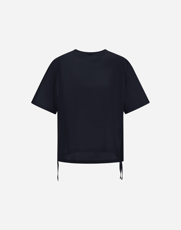 Herno T-SHIRT IN COMPACT JERSEY AND NYLON MAESTRO Black JG000320D520009300