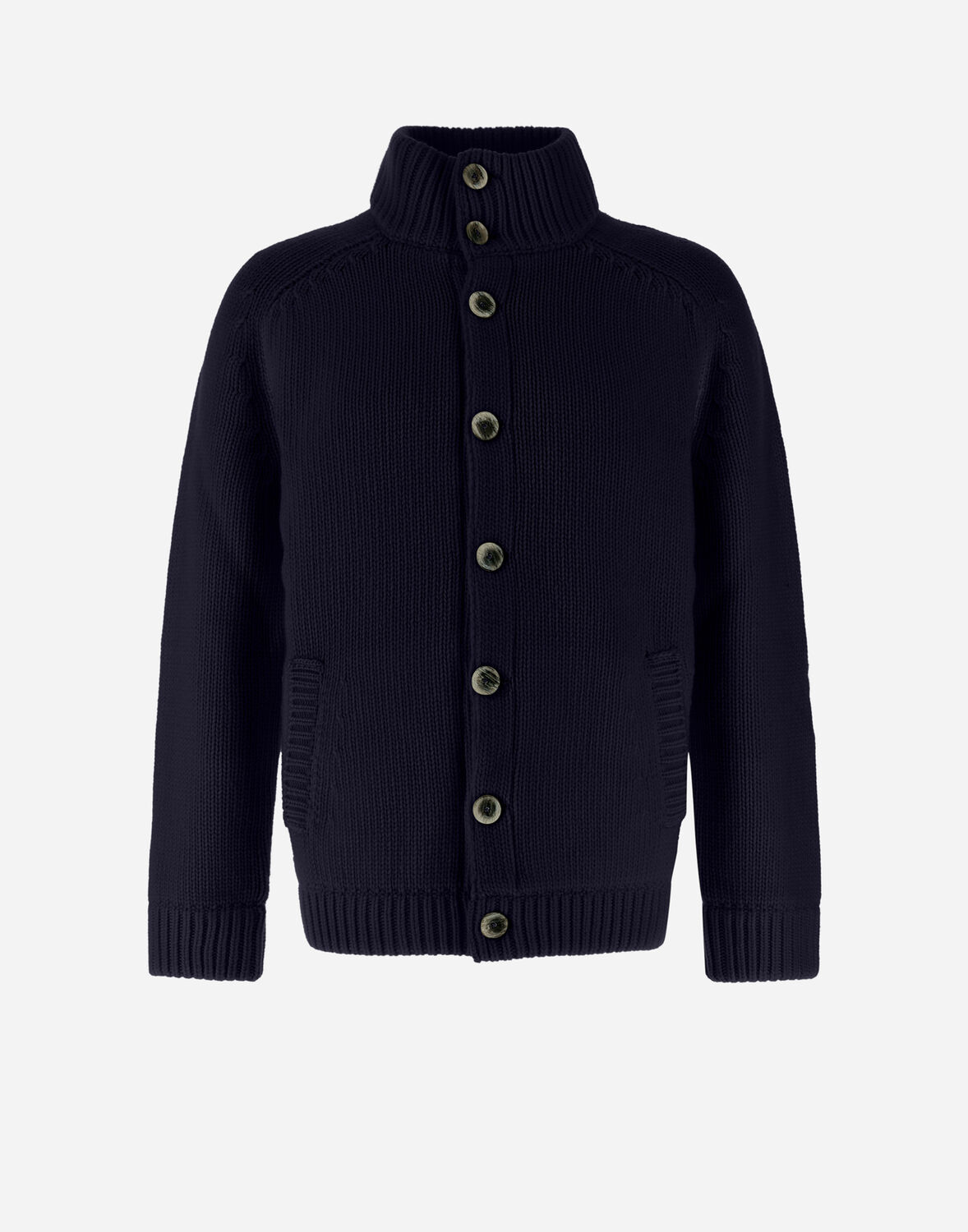 Herno インフィニティ ウール Resort ボンバージャケット In Navy Blue