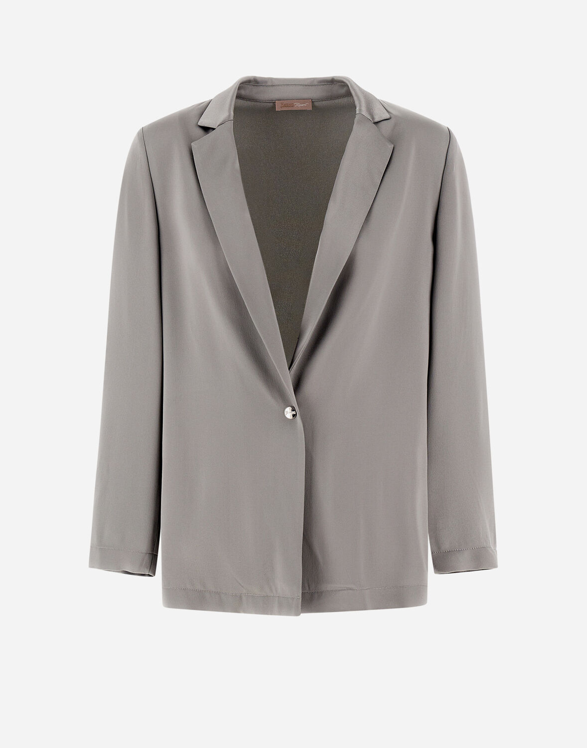 Herno サテンエフェクト Resort ブレザー In Light Grey
