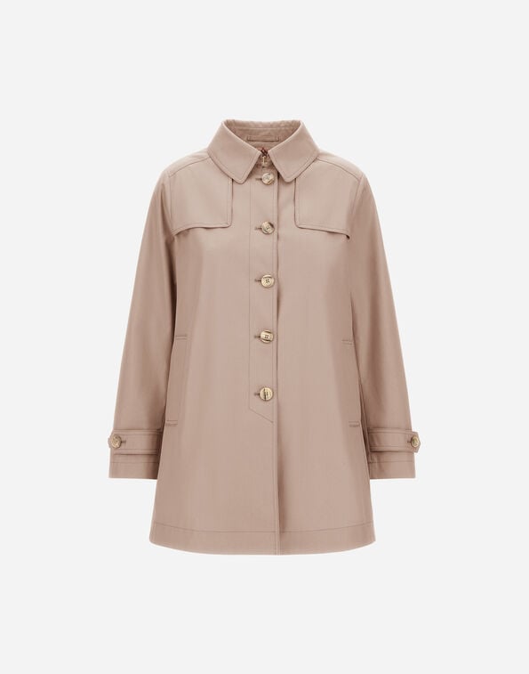 Herno TRENCH COAT IN DEAN AND MONOGRAM Dove Grey GC000567D132382720