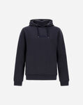Herno SWEATSHIRT IN COTTON SWEATER AND NYLON ULTRALIGHT Navy Blue JG000232U500179200