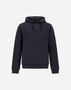 Herno SWEATSHIRT IN COTTON SWEATER AND NYLON ULTRALIGHT Navy Blue JG000232U500179200