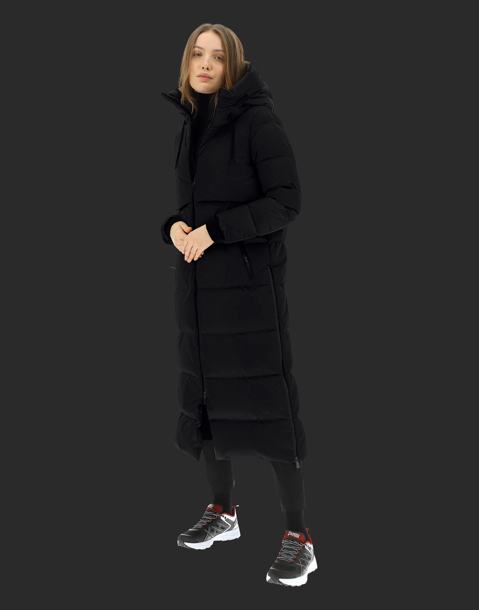 herno long coat