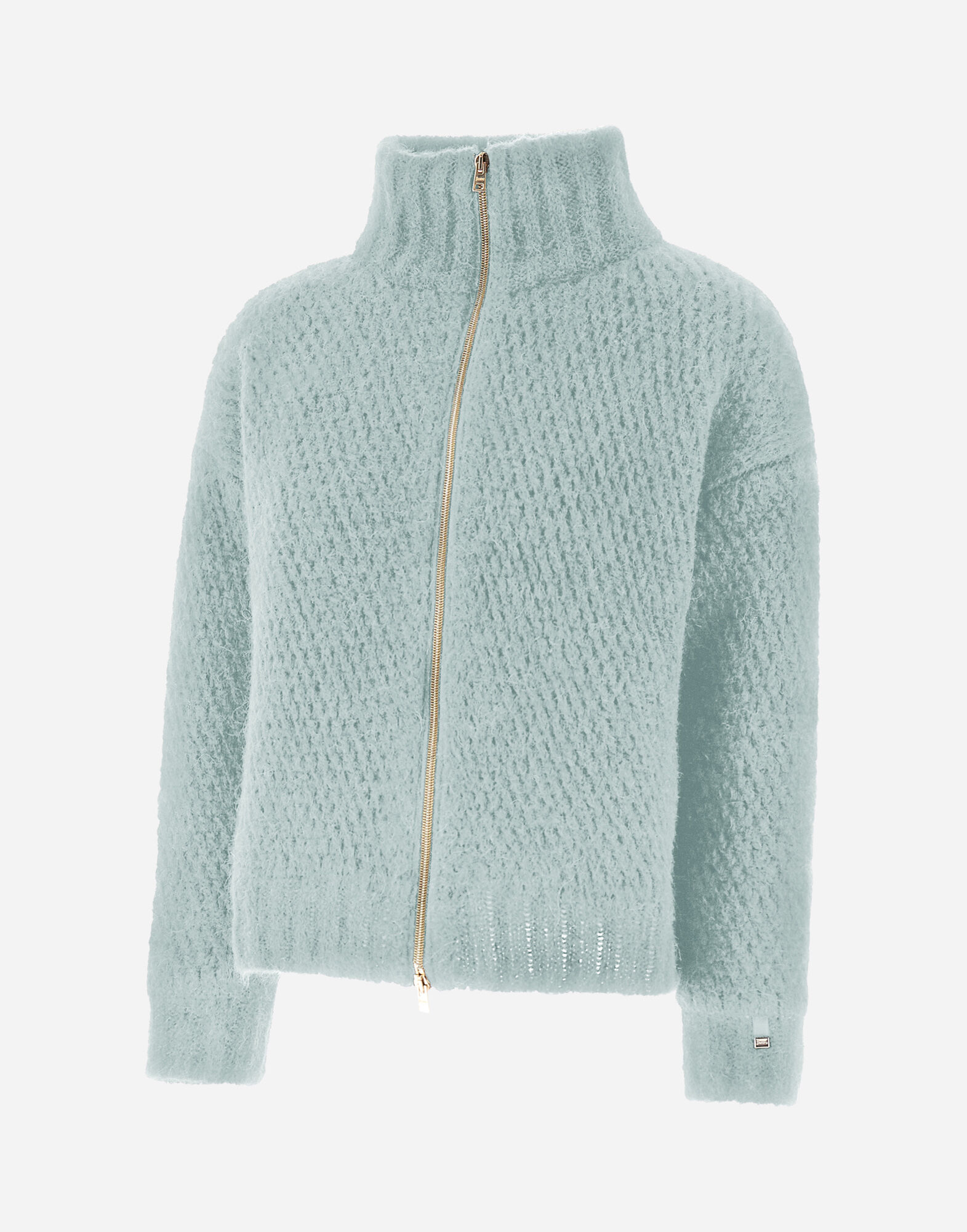 RESORT CARDIGAN IN AZTECA in Aquamarine for Women Herno