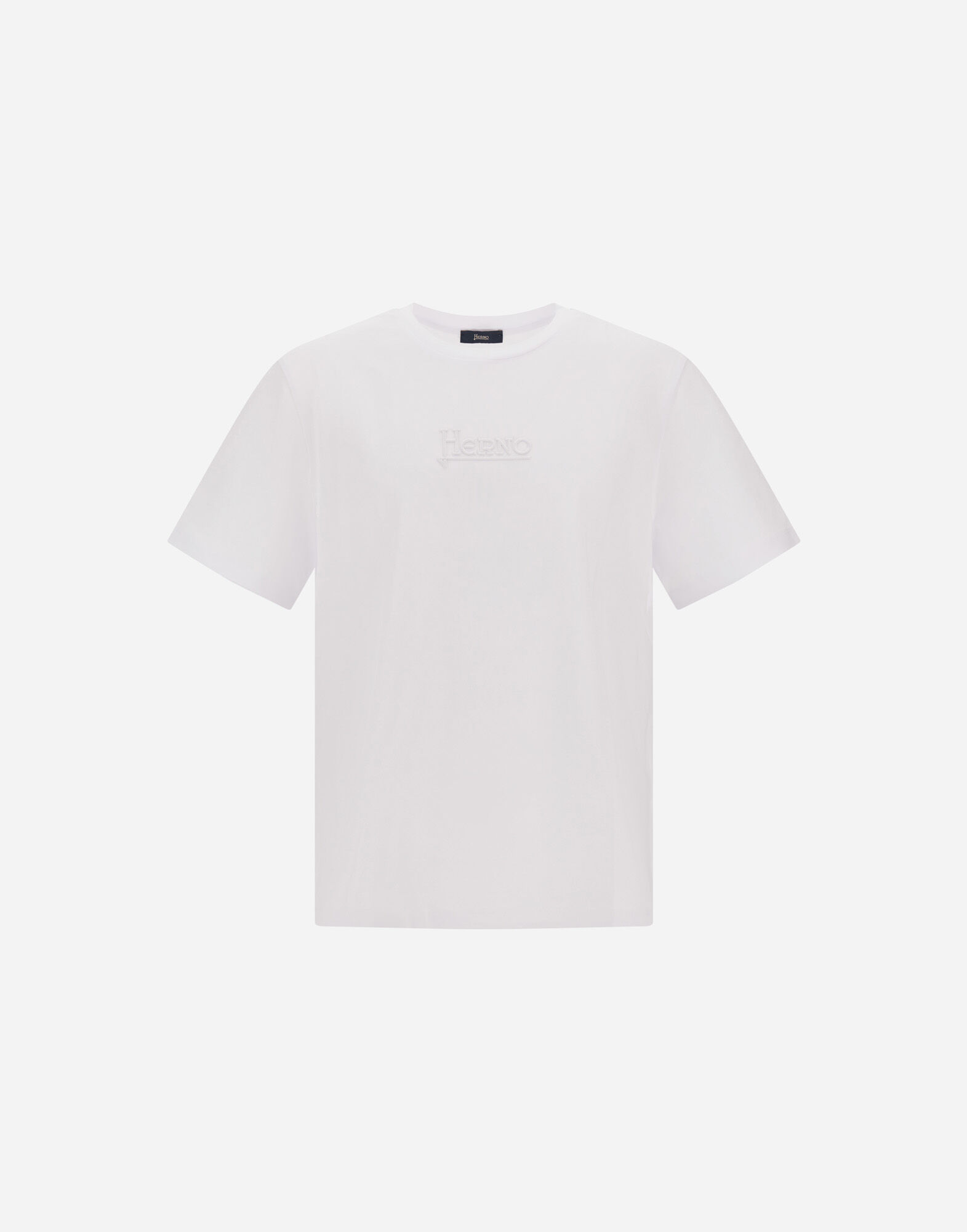 適切な価格 メンズ コンパクト (ヘルノ) Herno® | ホワイト Tシャツ ジャージー トップス
