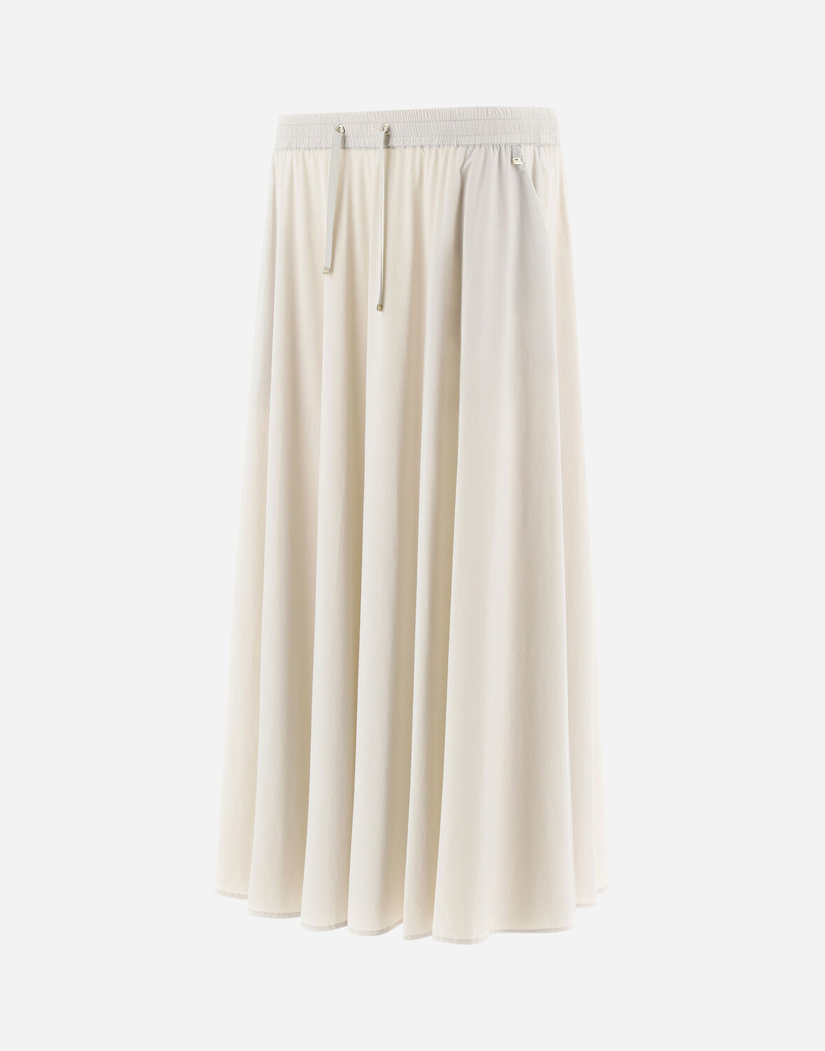 Herno Drawstring Midi Skirt In Chantilly
