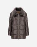 NYLON ULTRALIGHT AND LADY ALTERNATIVE FUR A-SHAPE JACKET Herno product thumbnail image view 1