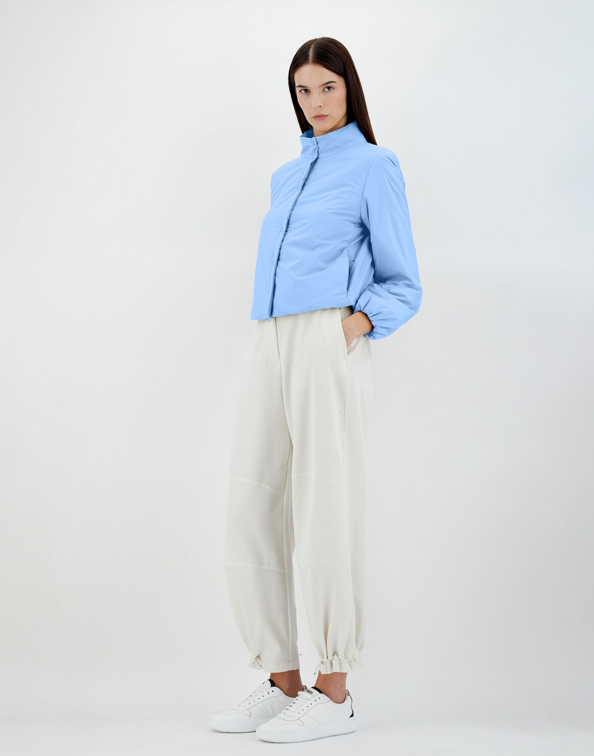 Herno Ecoage ボンバージャケット In Light Blue