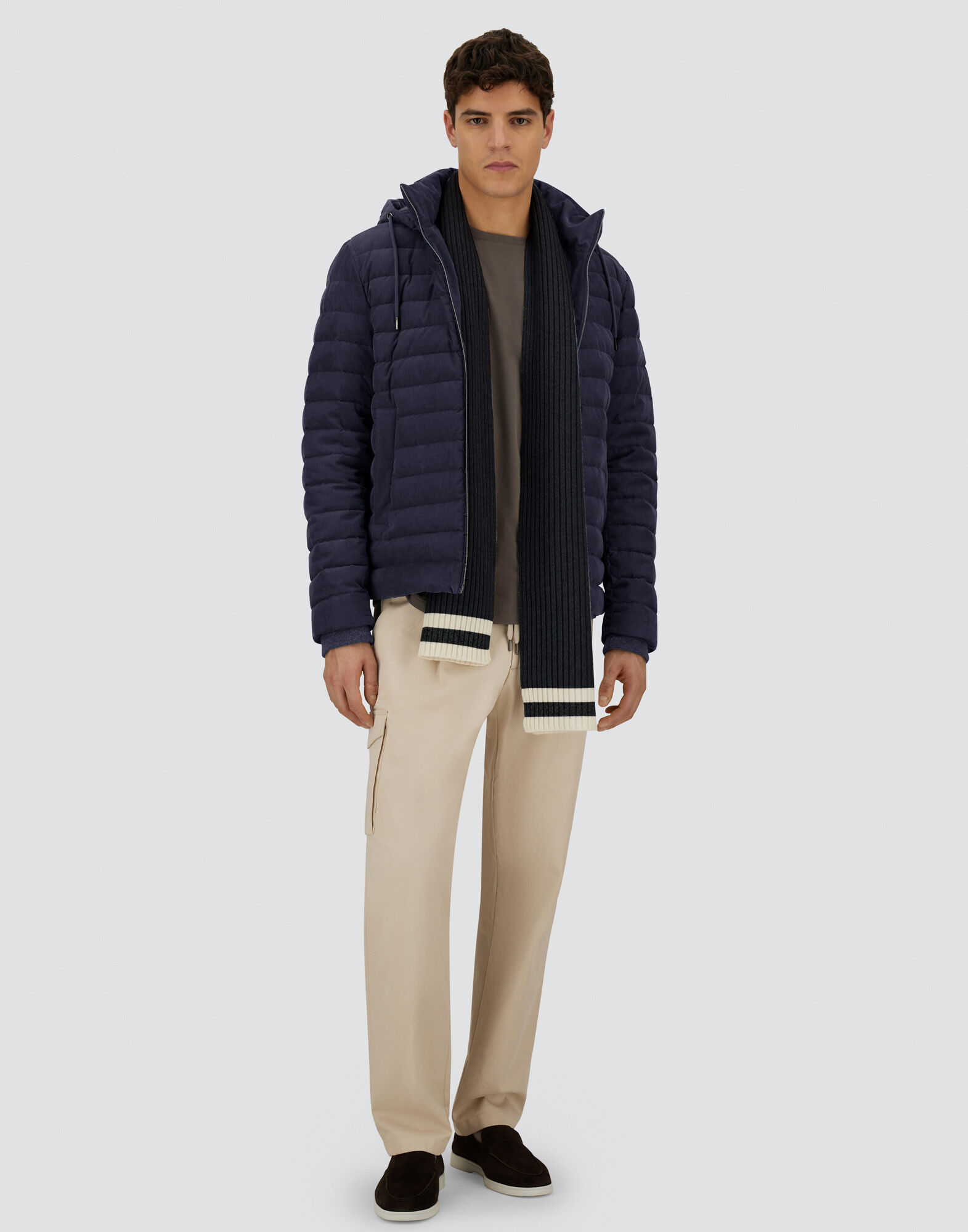 ダウンジャケット・コート HERNO 'Resort - Bright Corduroy' bomber jacket Herno 'resort - bright corduroy' bomber jacket available on