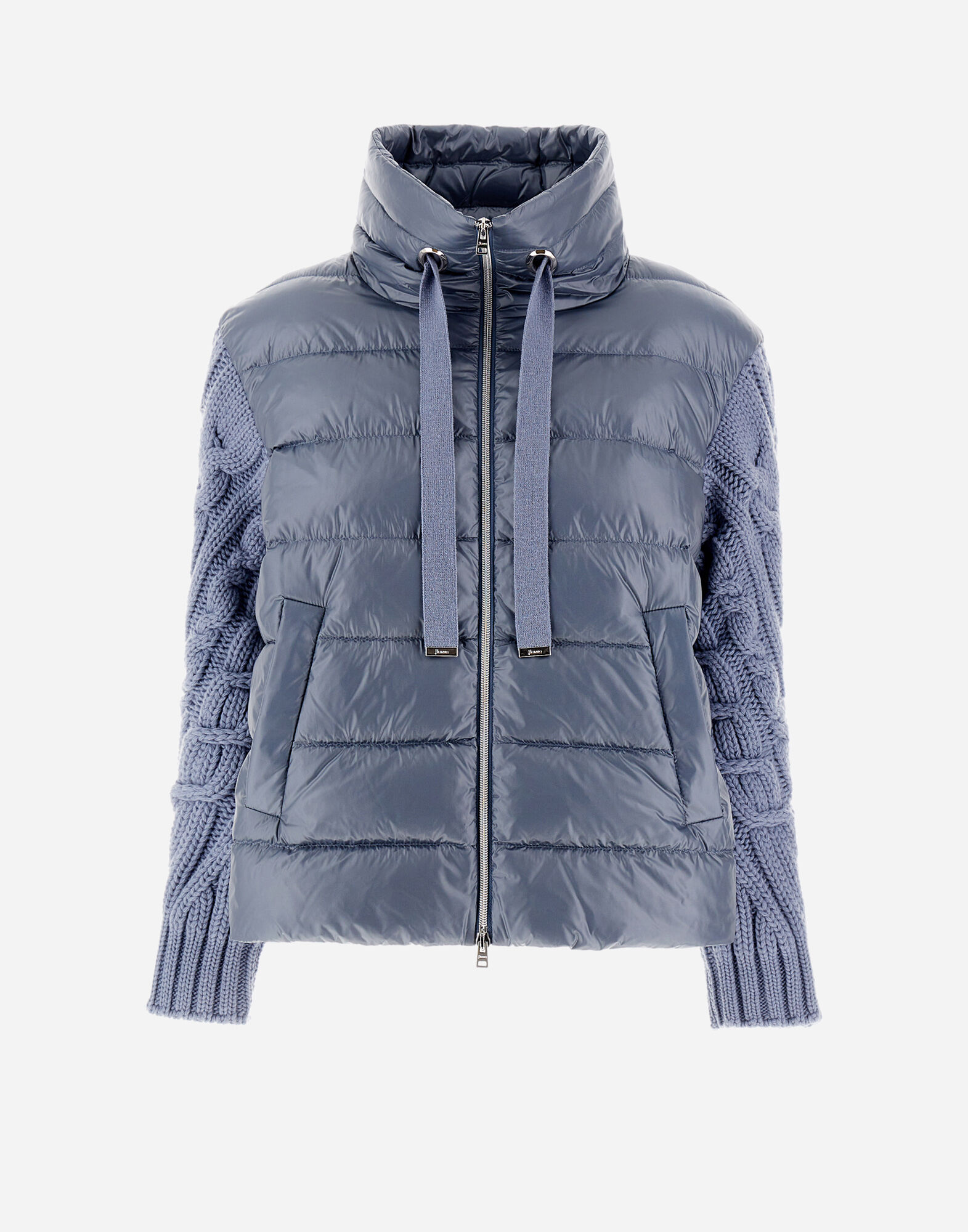 RESORT CAPE IN NYLON ULTRALIGHT & INFINITY BRAID in Light Blue for Women |  Herno®